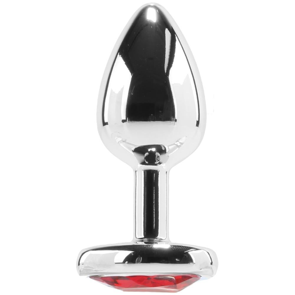 Booty Sparks Red Heart Gem Anal Plug In Small