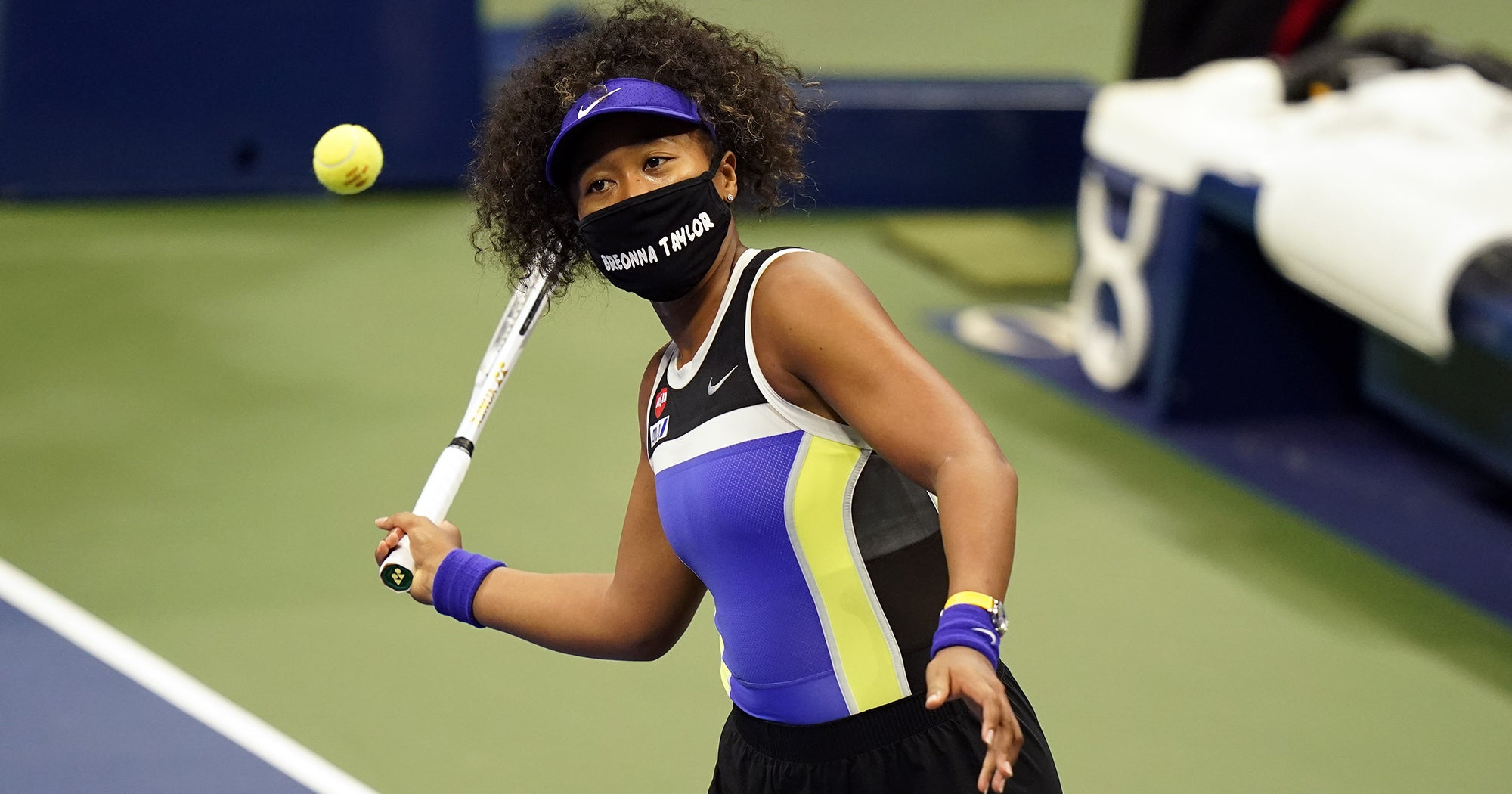 Naomi Osaka Honours Breonna Taylor With Mask At US Open