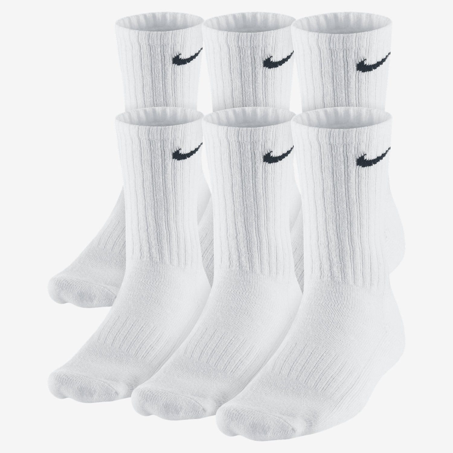 Nike + Performance Cotton Crew Socks (6-pack)