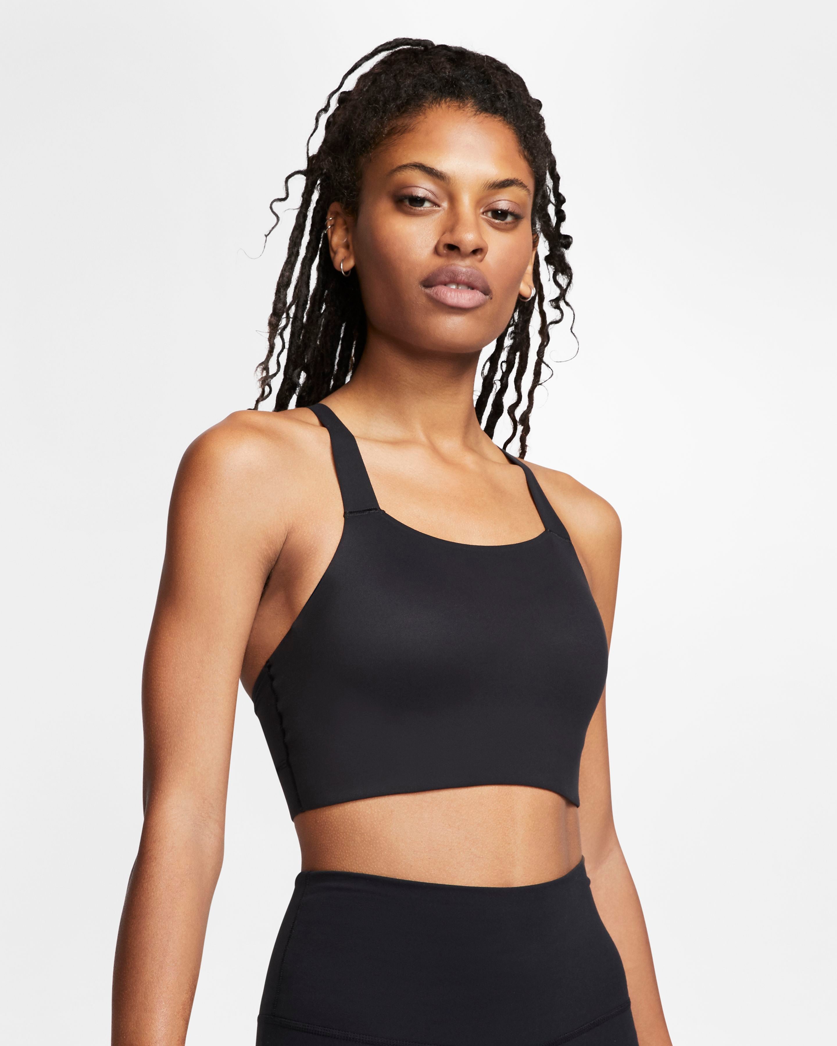 Nike + Swoosh Luxe Medium-Support Sports Bra