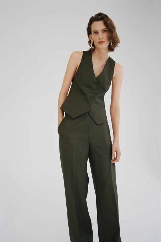 Zara + Tailored Vest