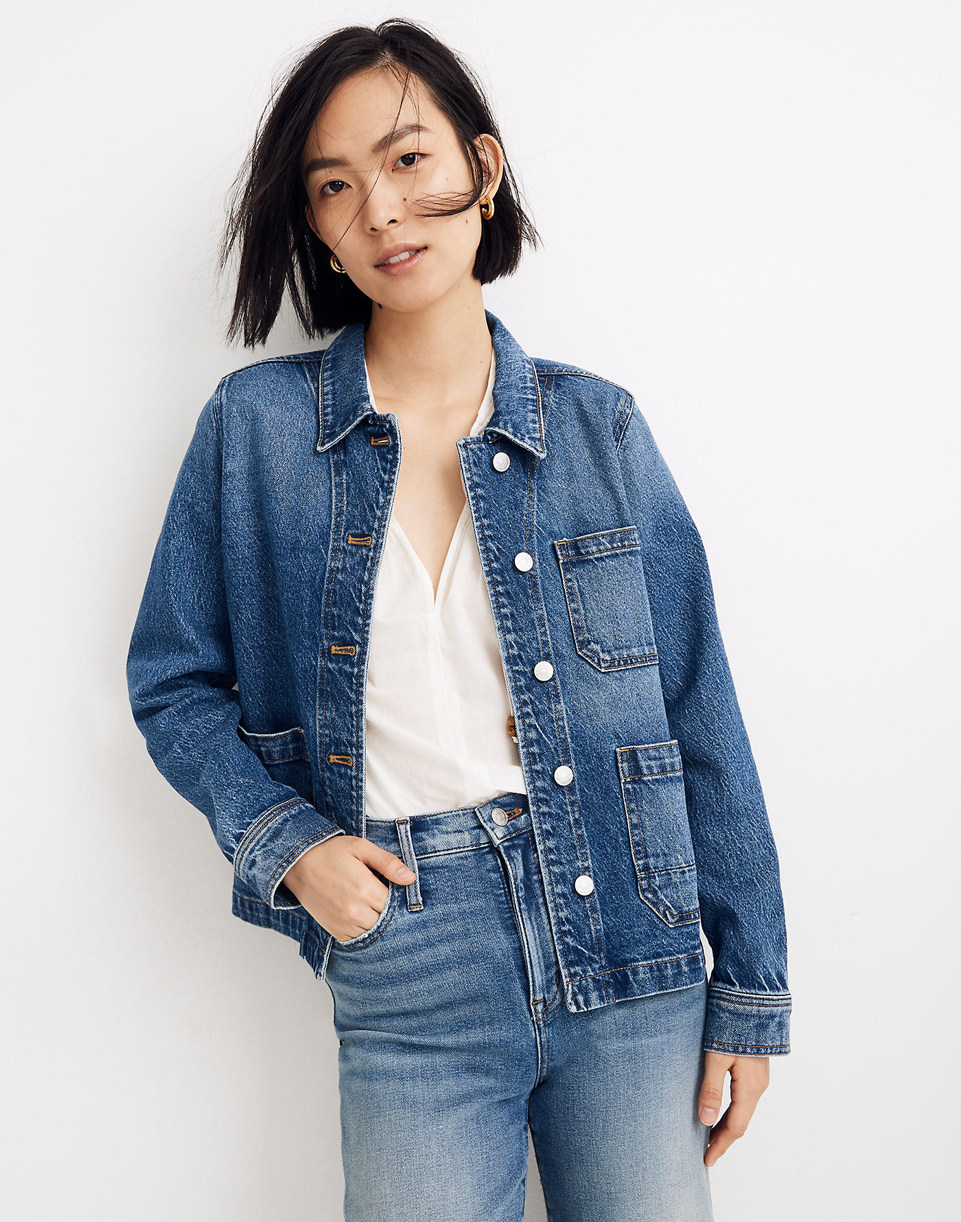 Madewell + Denim Ashwood Chore Coat