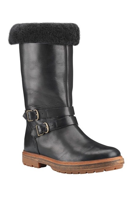 timberland riley flair genuine shearling lined boot