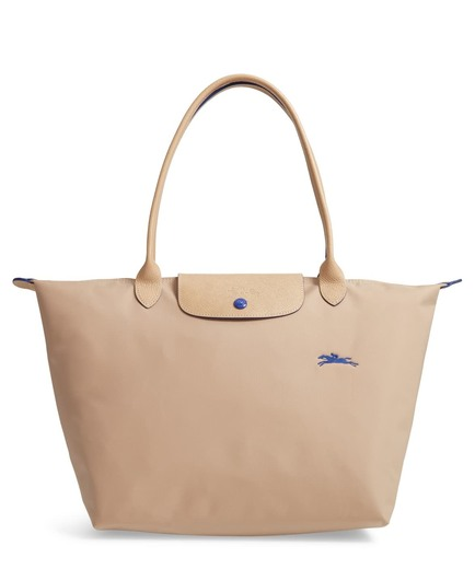 longchamp horse logo essential canvas tote bag