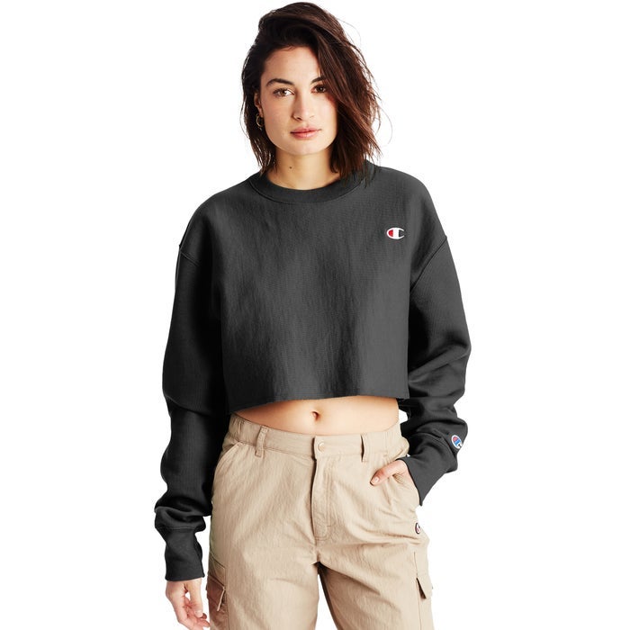 Champion + Reverse Weave Cropped Cut-Off Crew, Men’s Fit