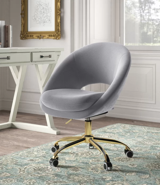 Kelly Clarkson Home + Lourdes Velvet Task Chair