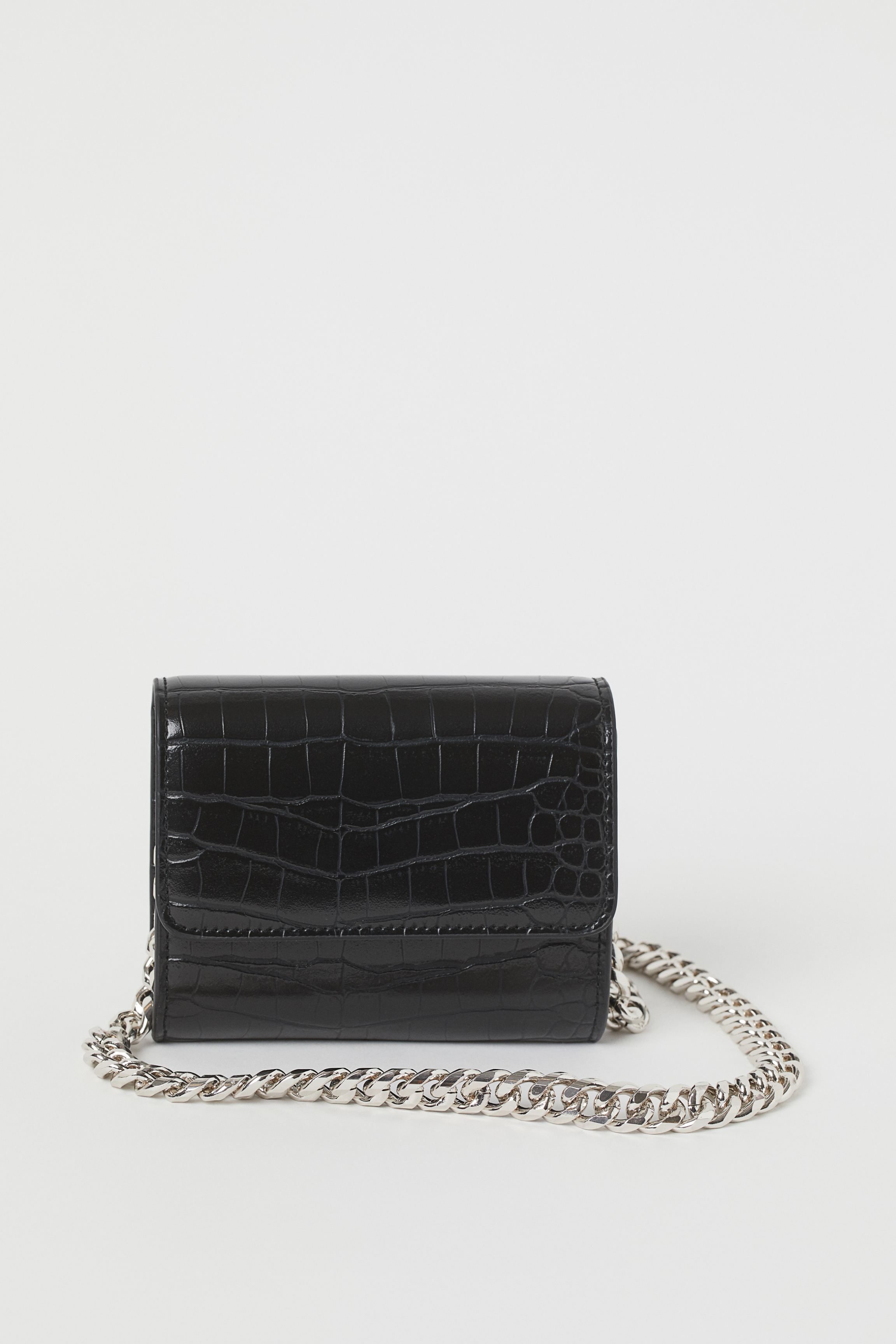 dee diamante buckle shoulder bag