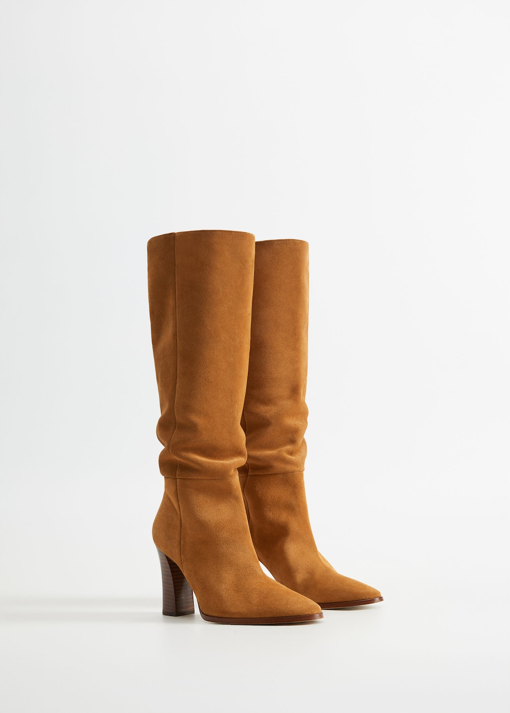 platform boots with tall leg mango