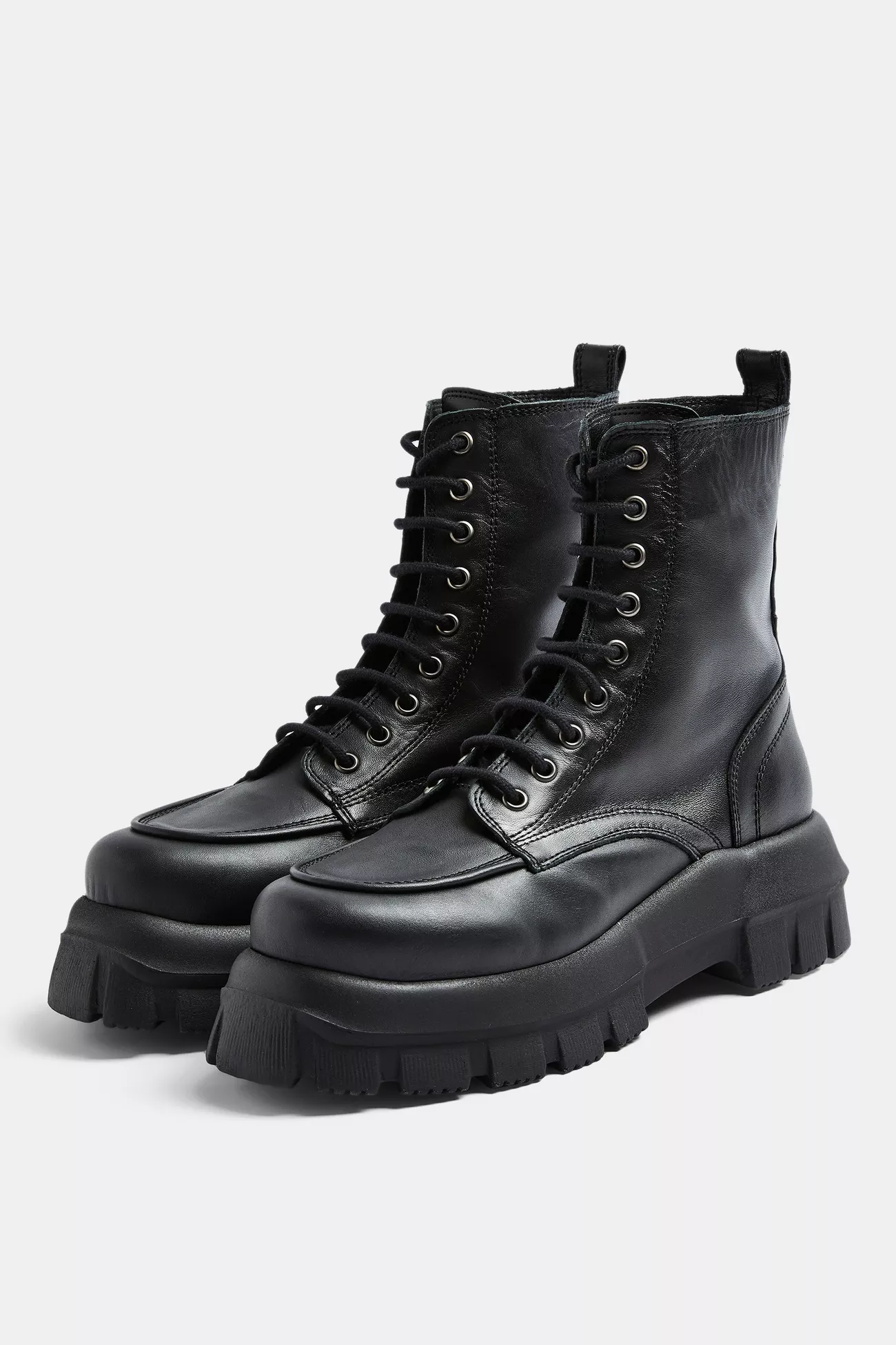 trendy combat boots