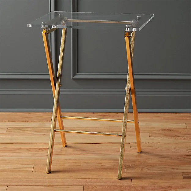 Novo acrylic cheap folding table