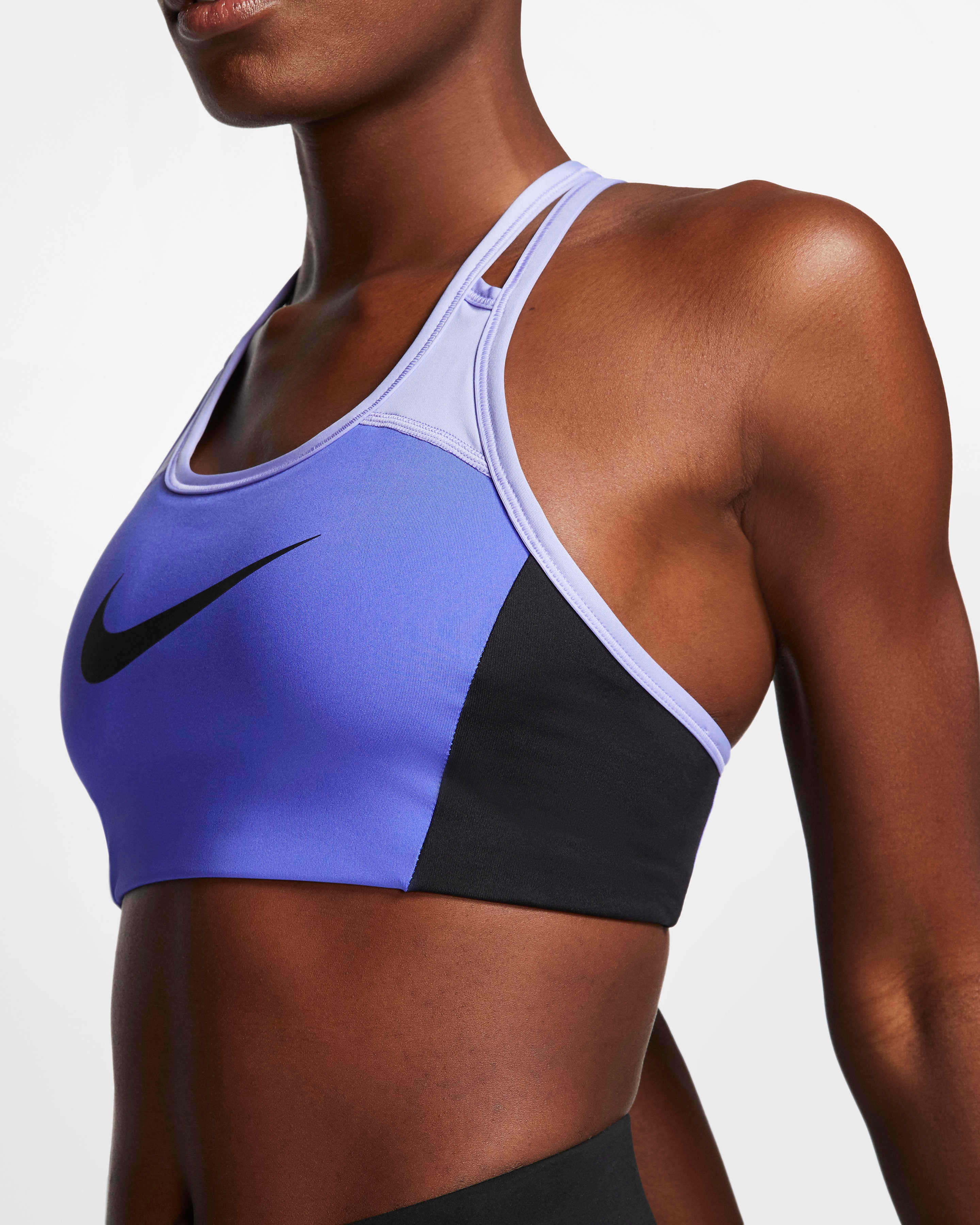nike color block sports bra