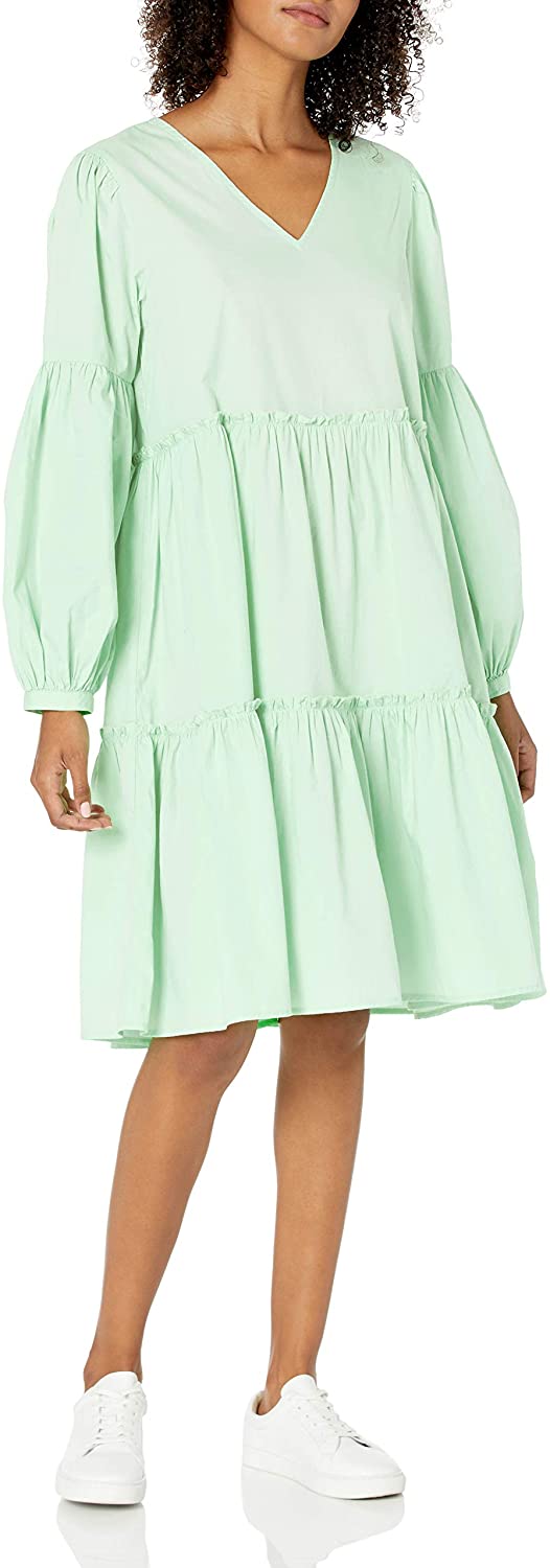 a line tiered dress