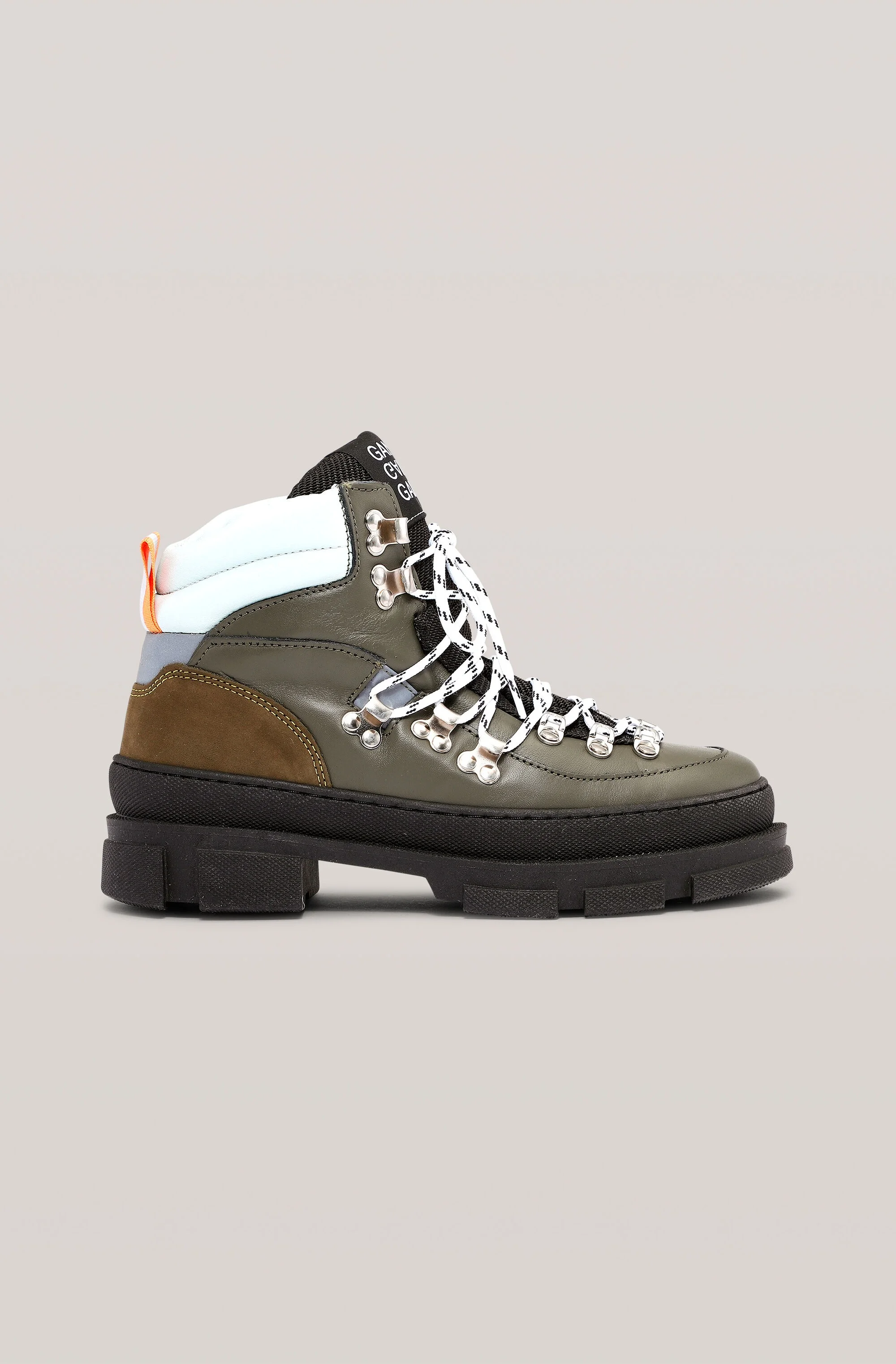 ganni walking boots