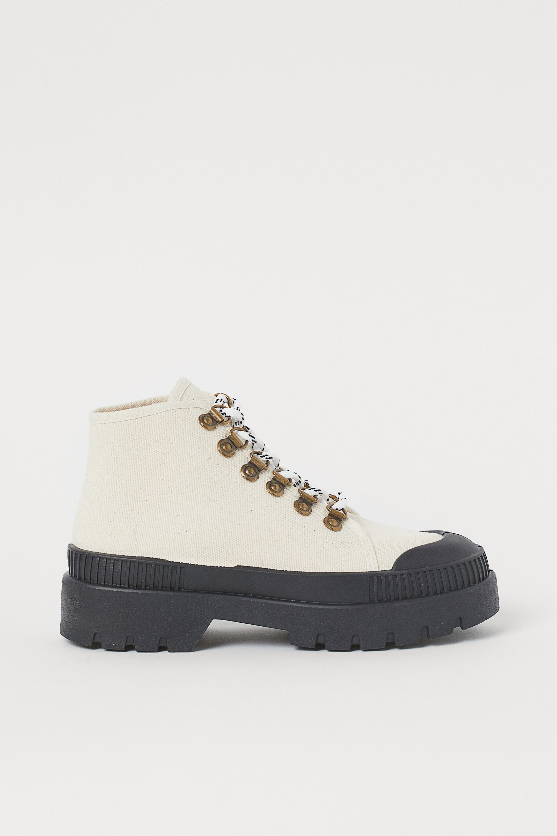 h&m canvas boots