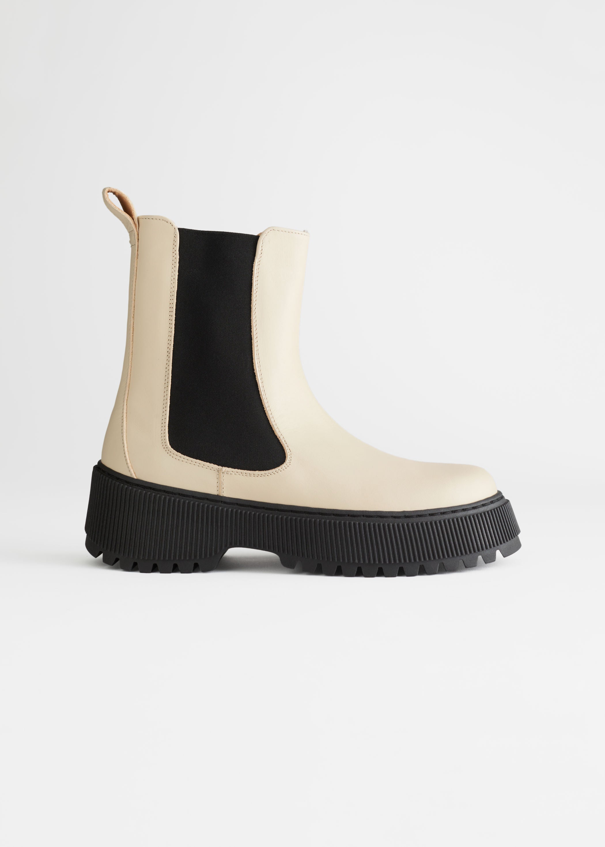 other stories chunky chelsea boots