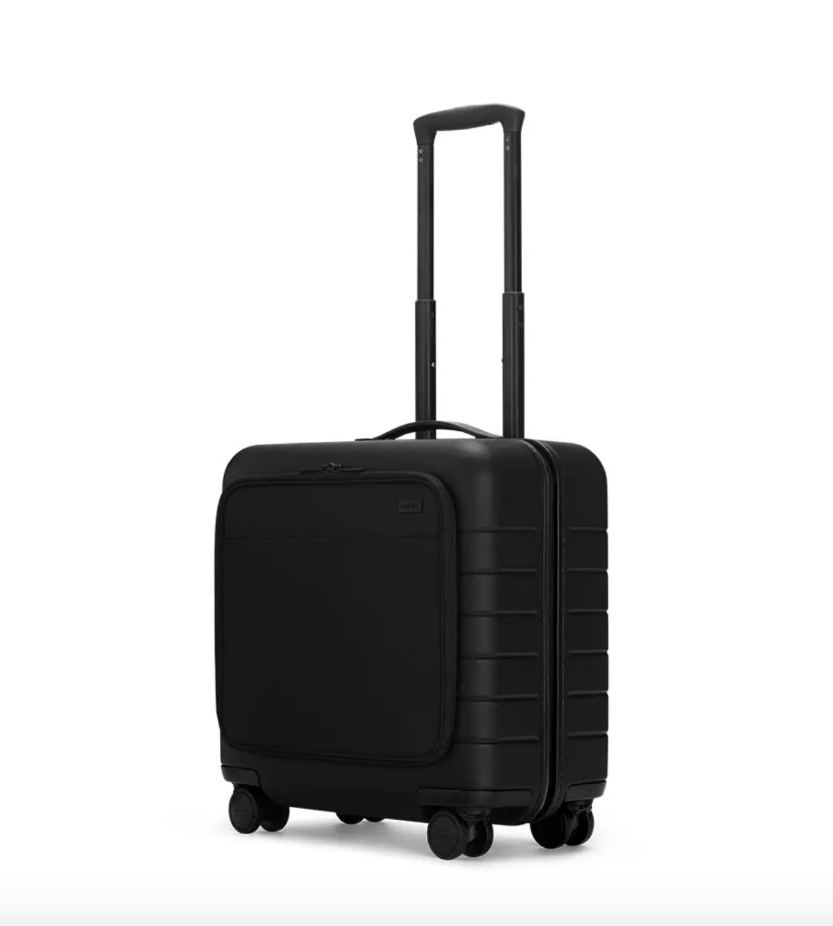 black and white luggage