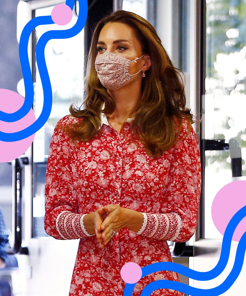 Kate Middleton Rewore Dress mask,