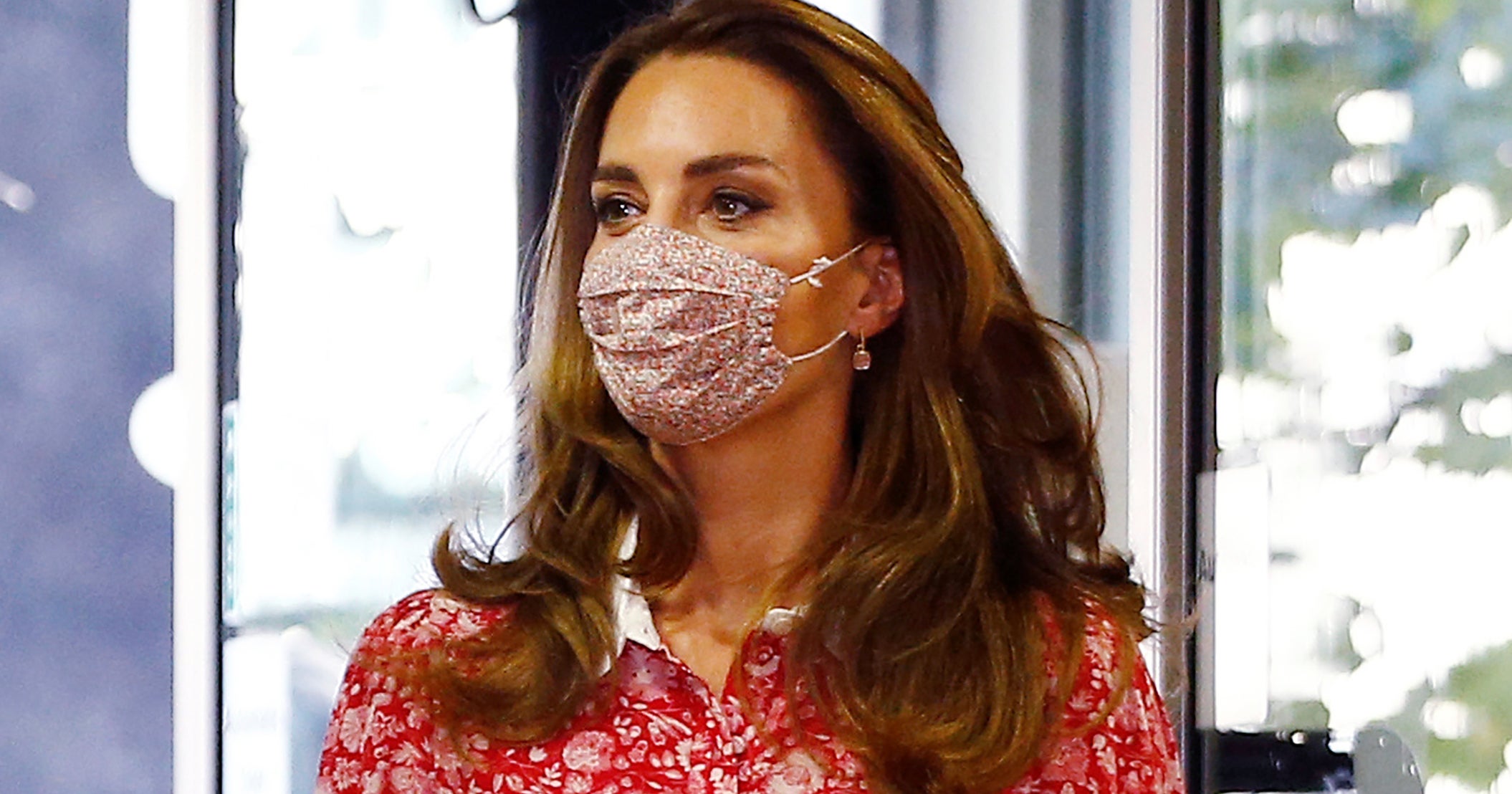 Kate MIddleton Rewore This Floral Face Mask & Dress