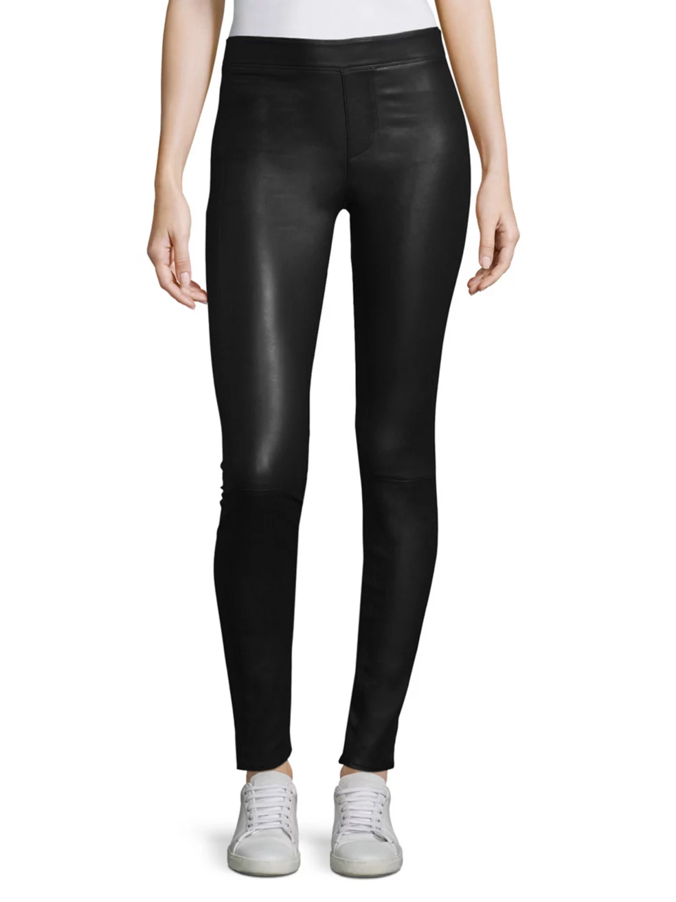 ashley mason high rise faux leather pants