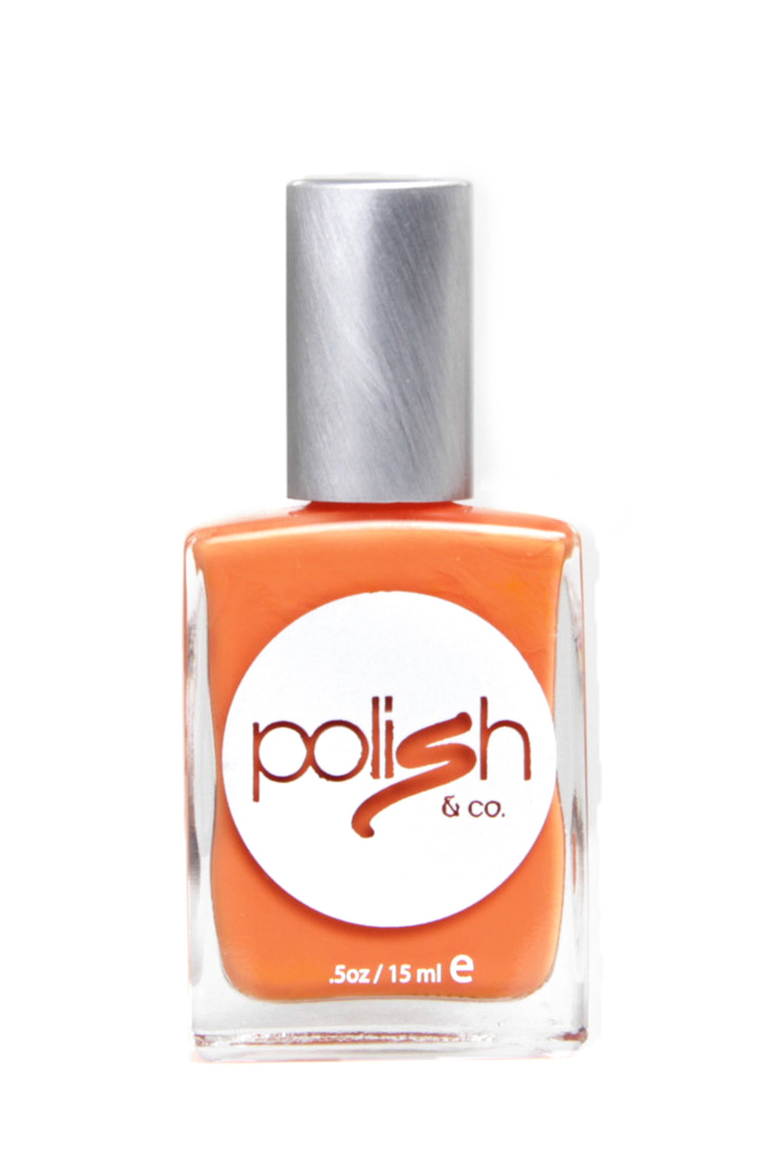 Orange Manicure,