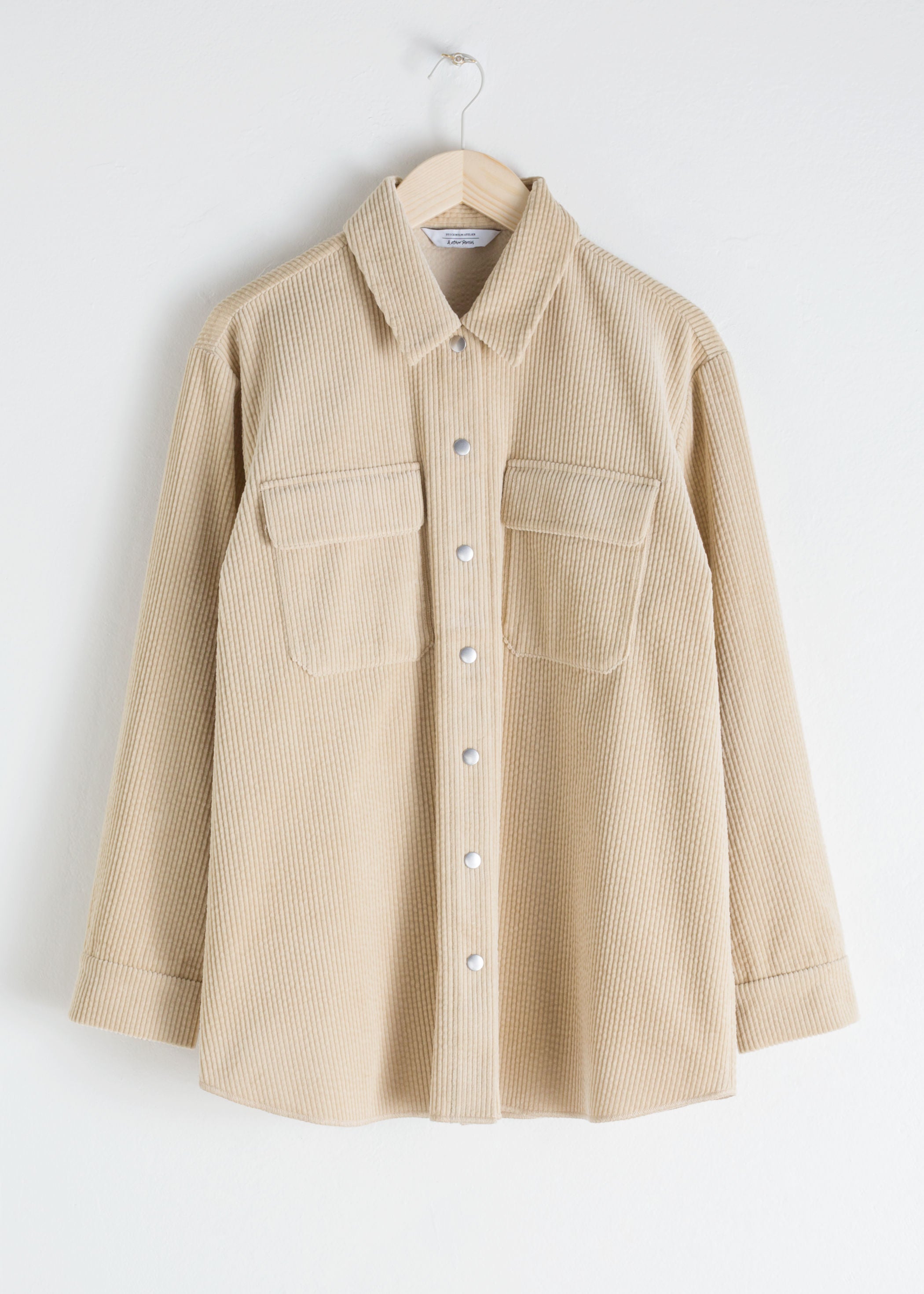 oversized corduroy overshirt