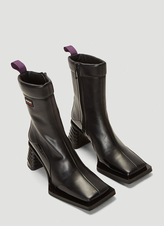 EYTYS + Gaia Leather Boots in Black
