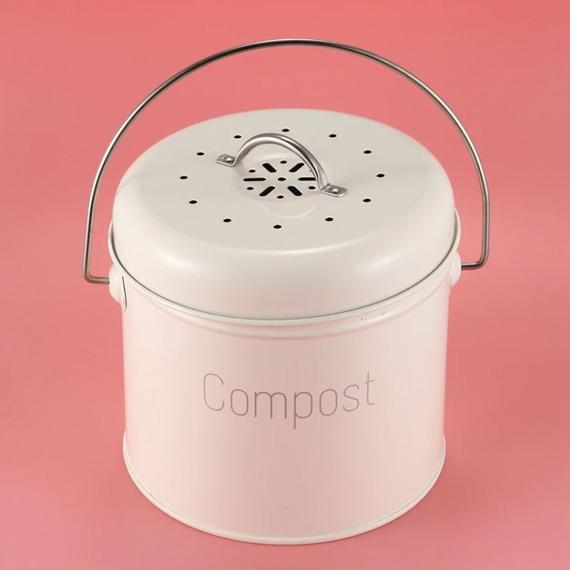 LoveSustainLifestyle + Countertop Compost Bin + Activated Carbon Filter