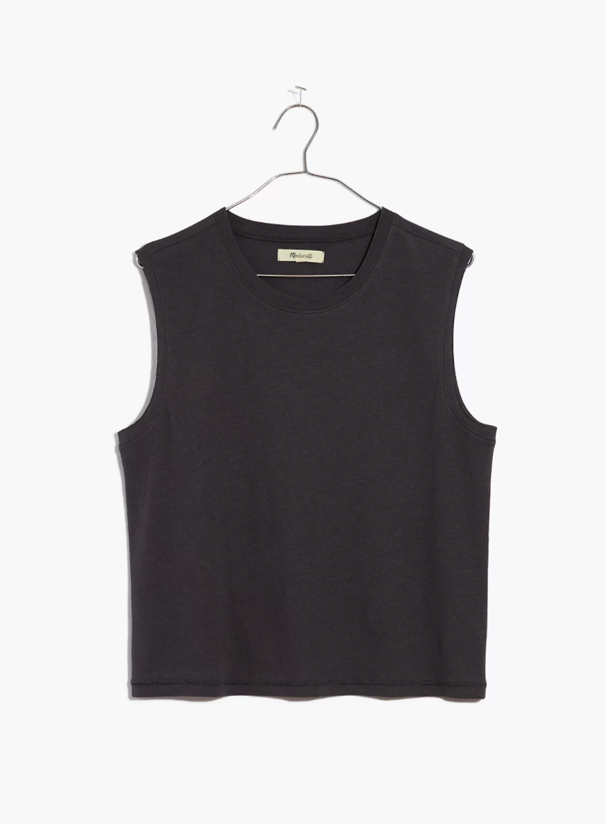 Madewell + Raw-Edged Hangout Muscle Tank