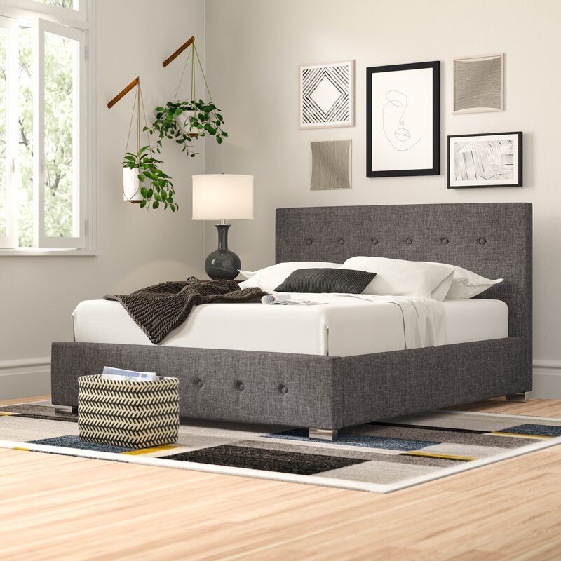 Bernice upholstered store storage bed