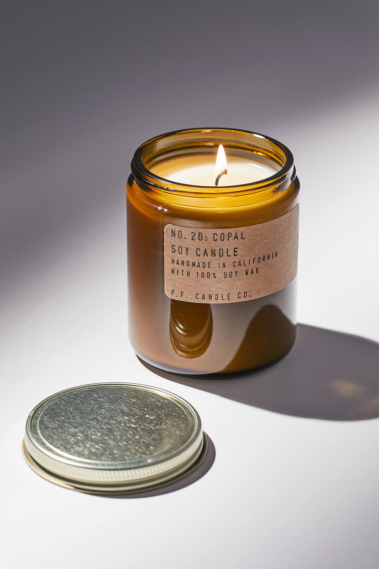 P.F. Candle Co. + P.F. Candle Co. Amber Jar Soy Candle
