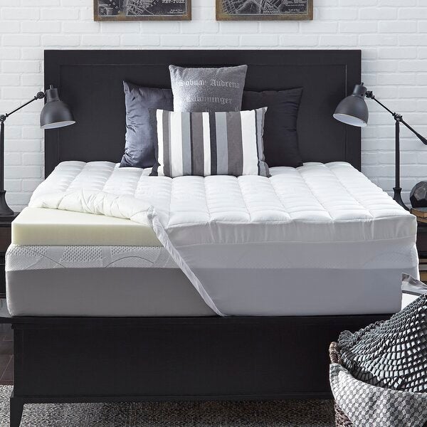 Simmons curv memory foam mattress topper store