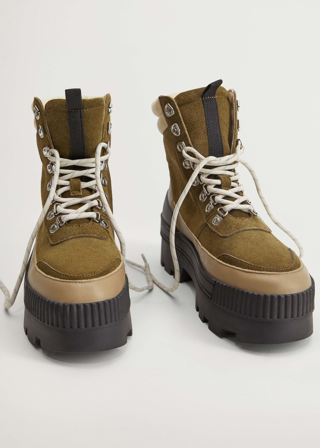 Mango online hiking boots