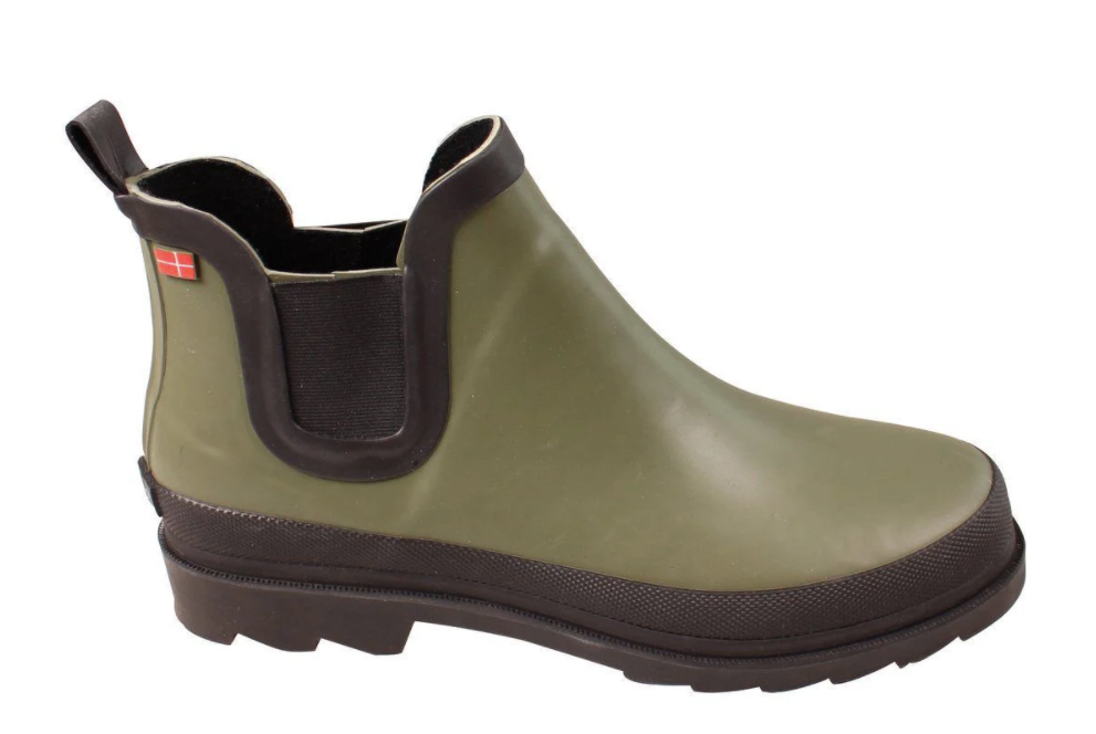 Lotta From Stockholm + Sanita Felicia Ankle Welly Olive Green