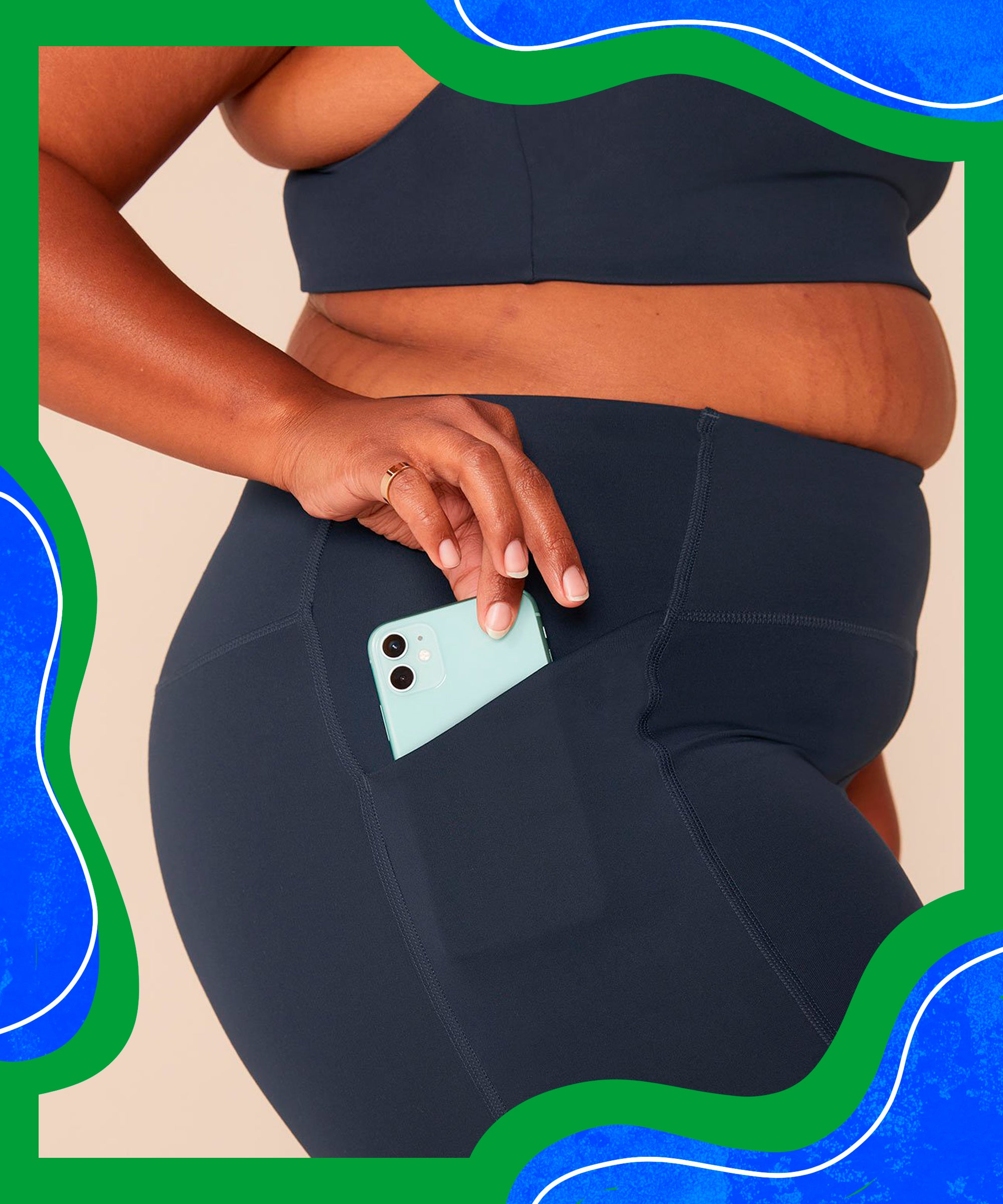 Faja Tummy Control Leggings Pockets – Luxe Idol LLC