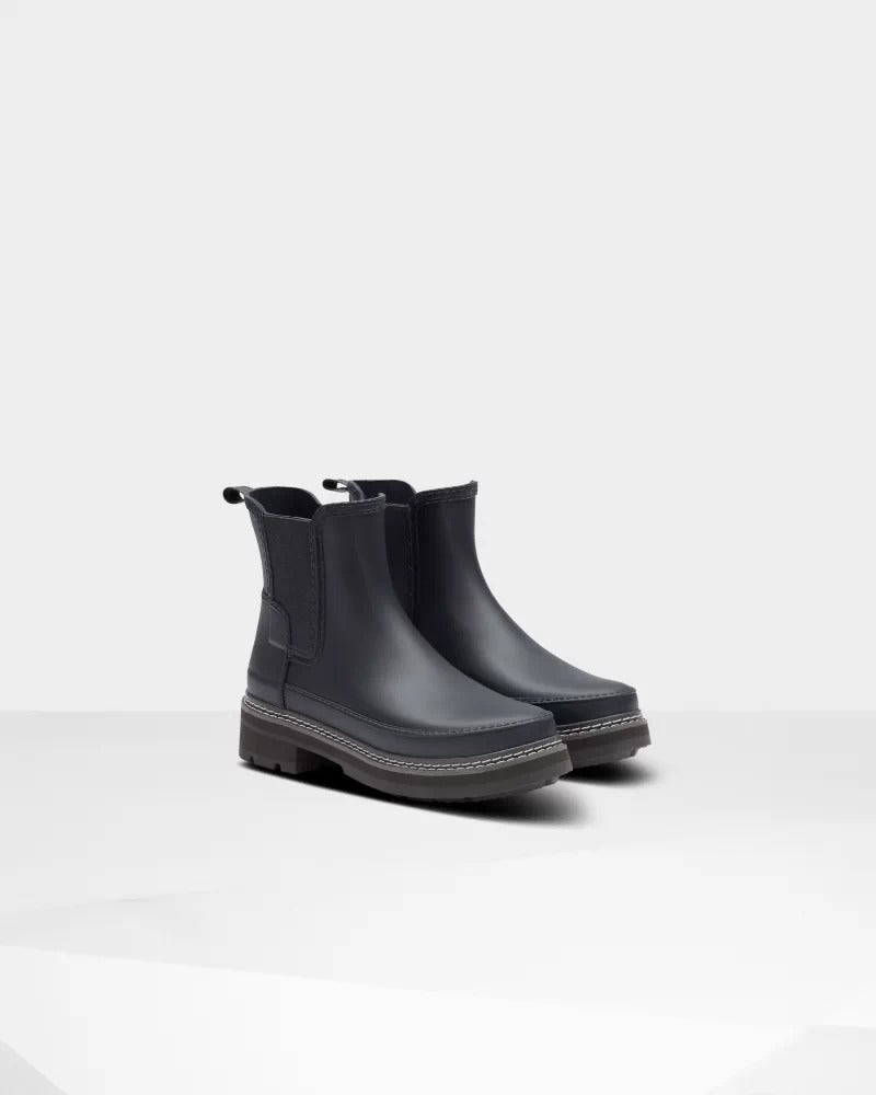 Hunter + Women’s Refined Stitch Detail Chelsea Boots