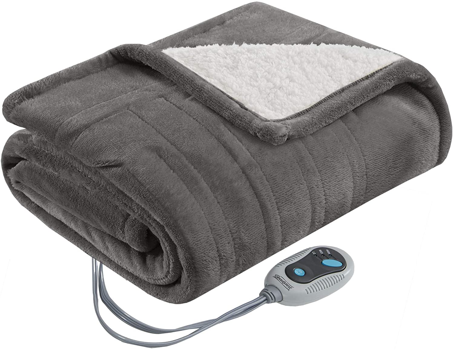 Beauty Rest + Ultra Soft Electric Heated Poncho/Blanket