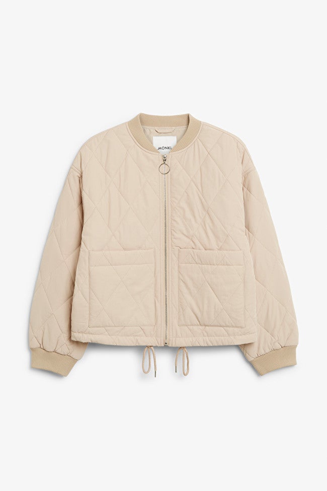 Monki quilted jacket top