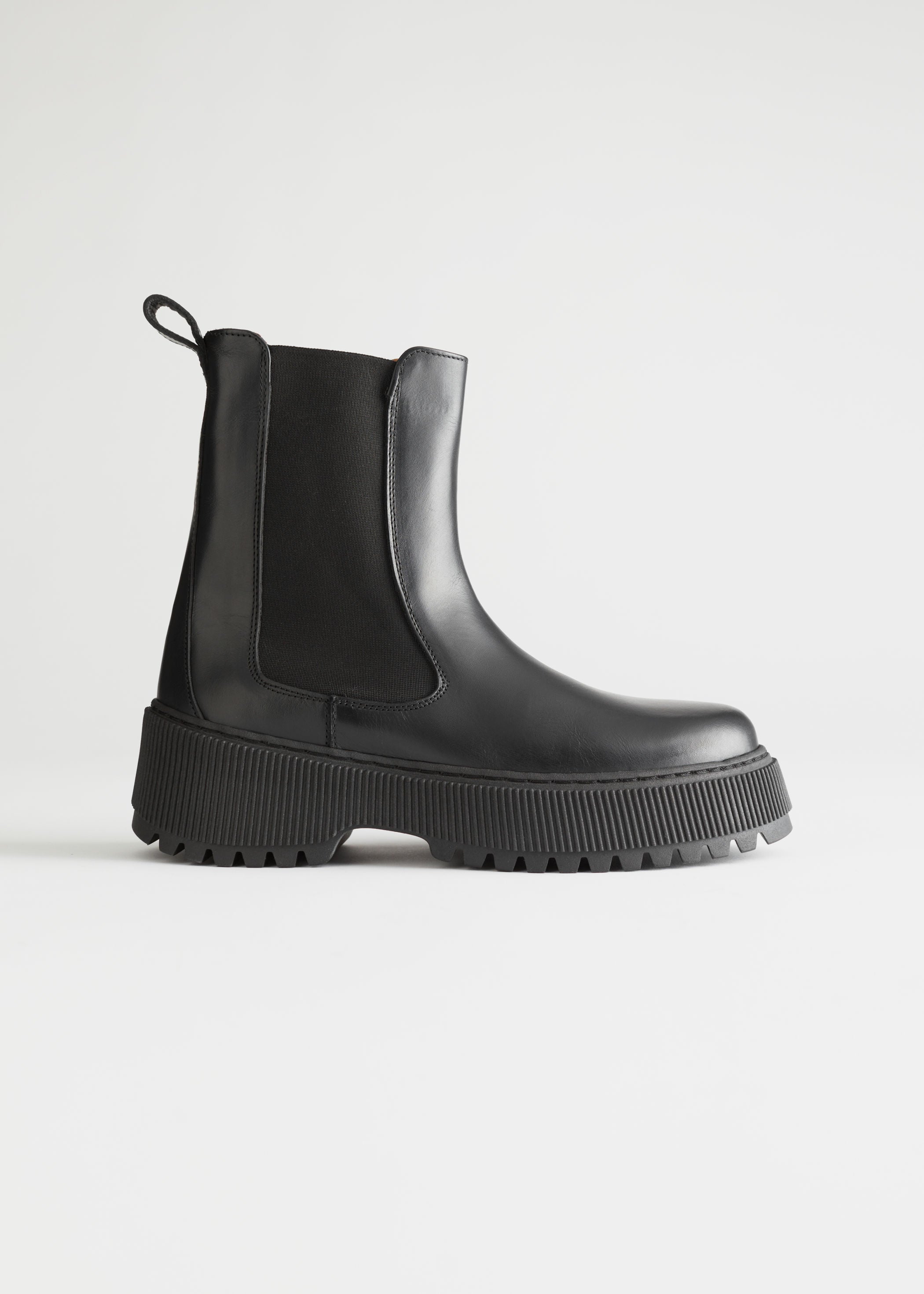 other stories chunky chelsea boots