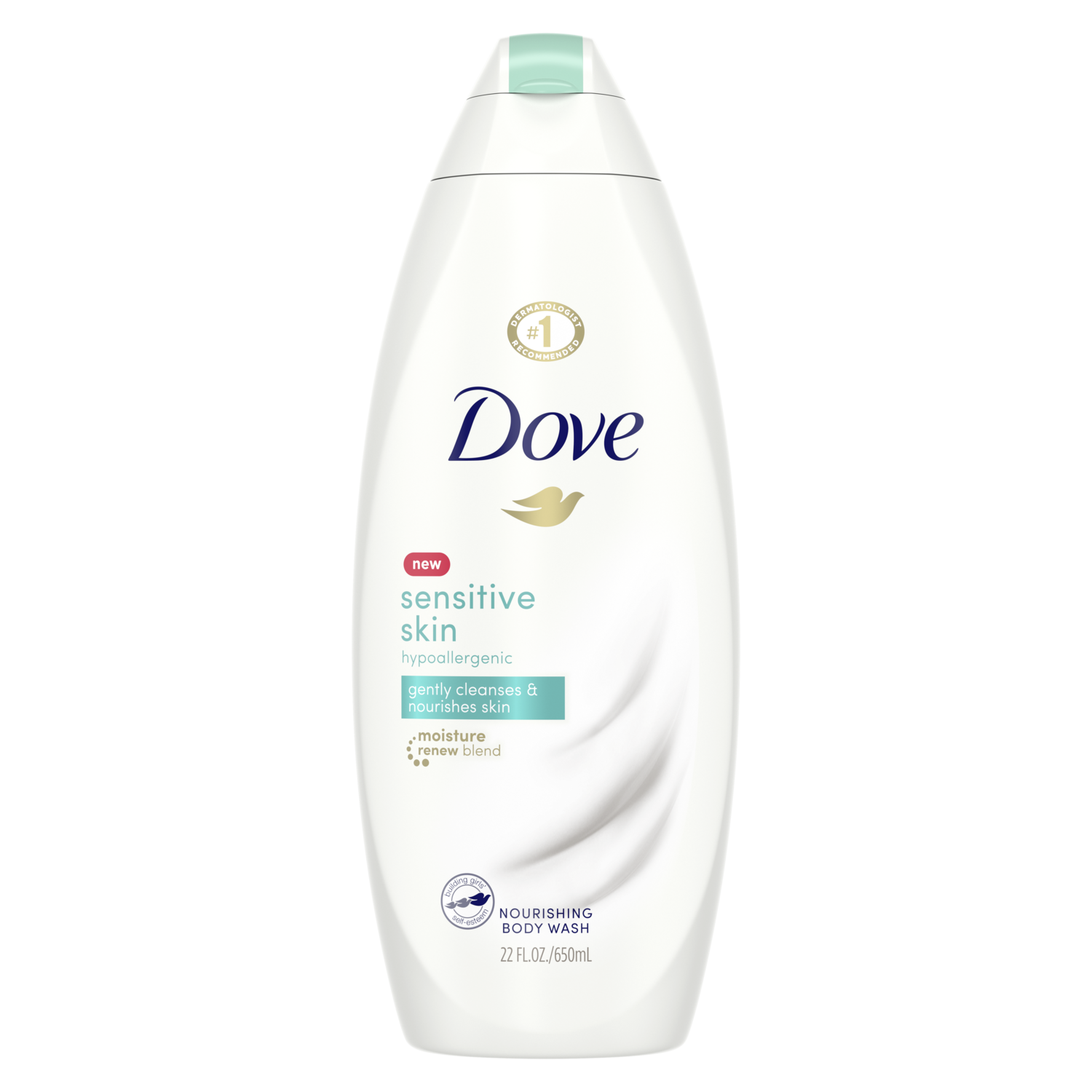 Dove Beauty + Dove Sensitive Skin Body Wash