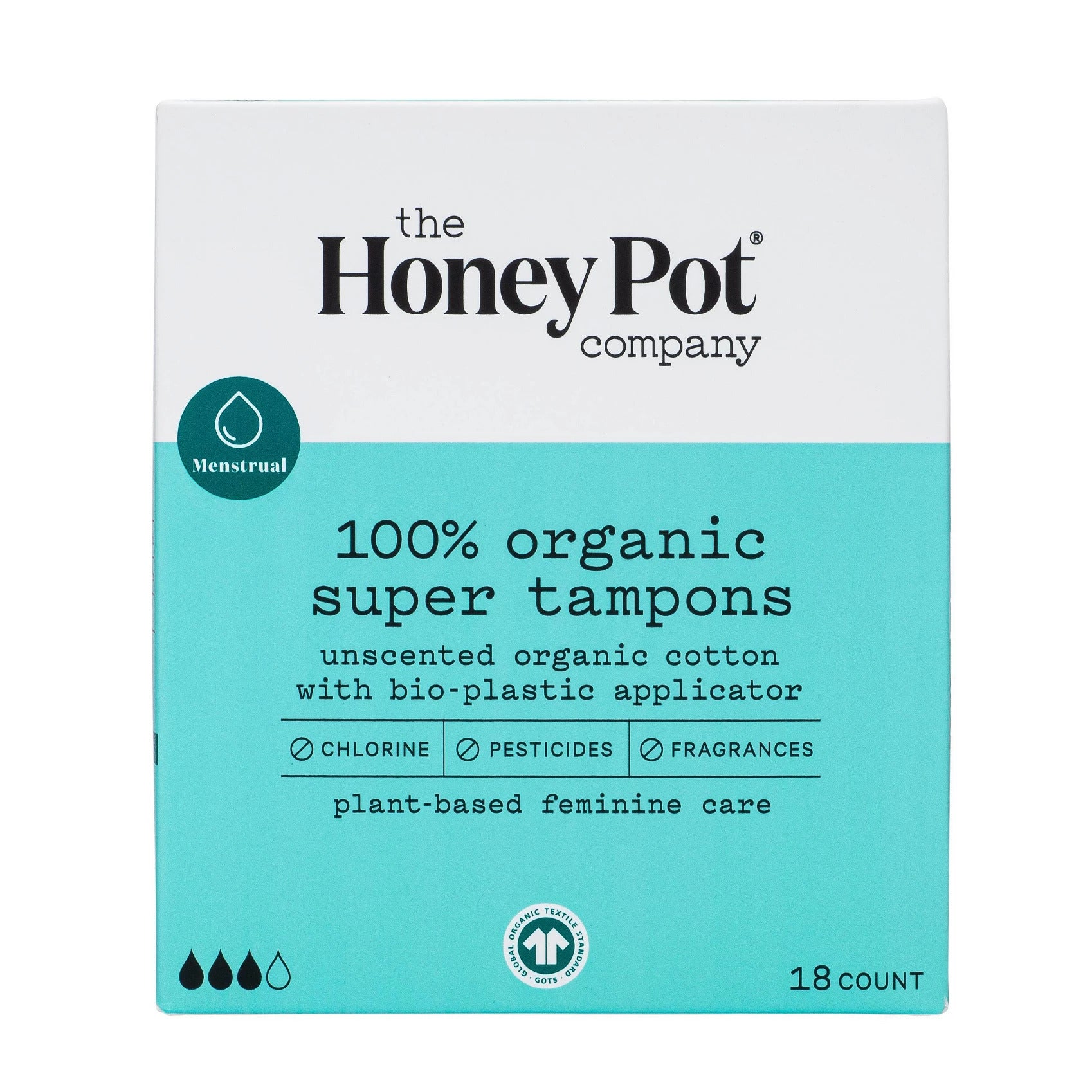 The Honey Pot Company + Super Organic BioPlastic Applicator Tampons
