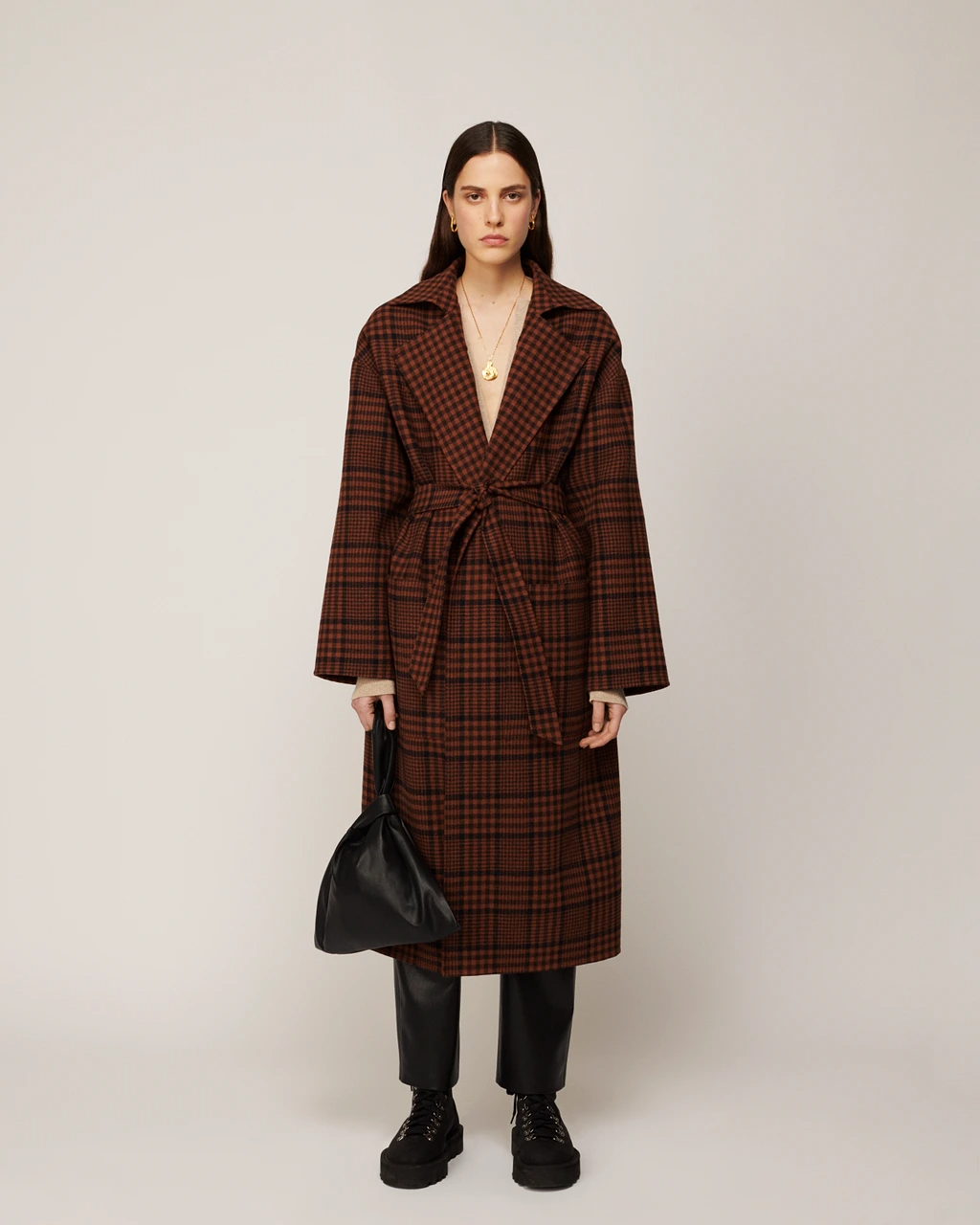 Nanushka + Alamo Oversized Robe Coat