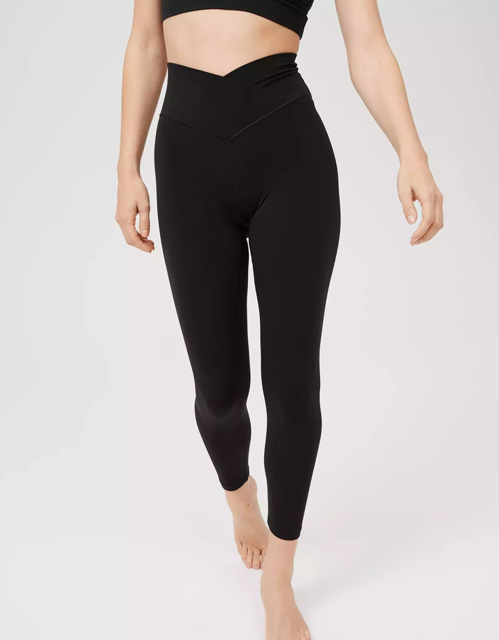 OFFLINE by Aerie x Aly Raisman Real Me High Waisted Crossover Legging