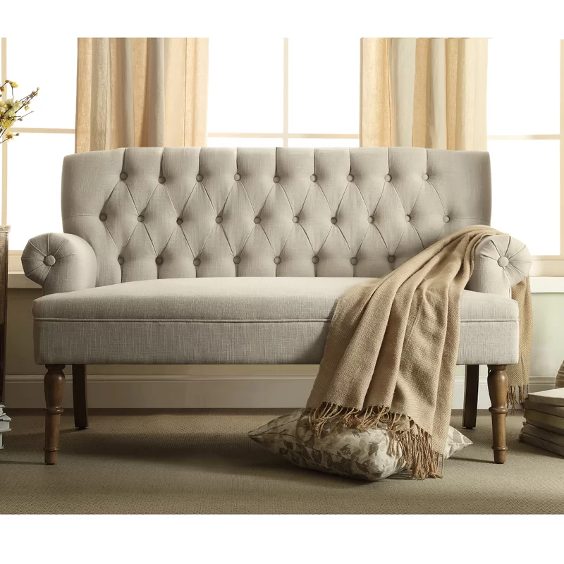 Andover Mills Bjorn 59 Rolled Arm Settee