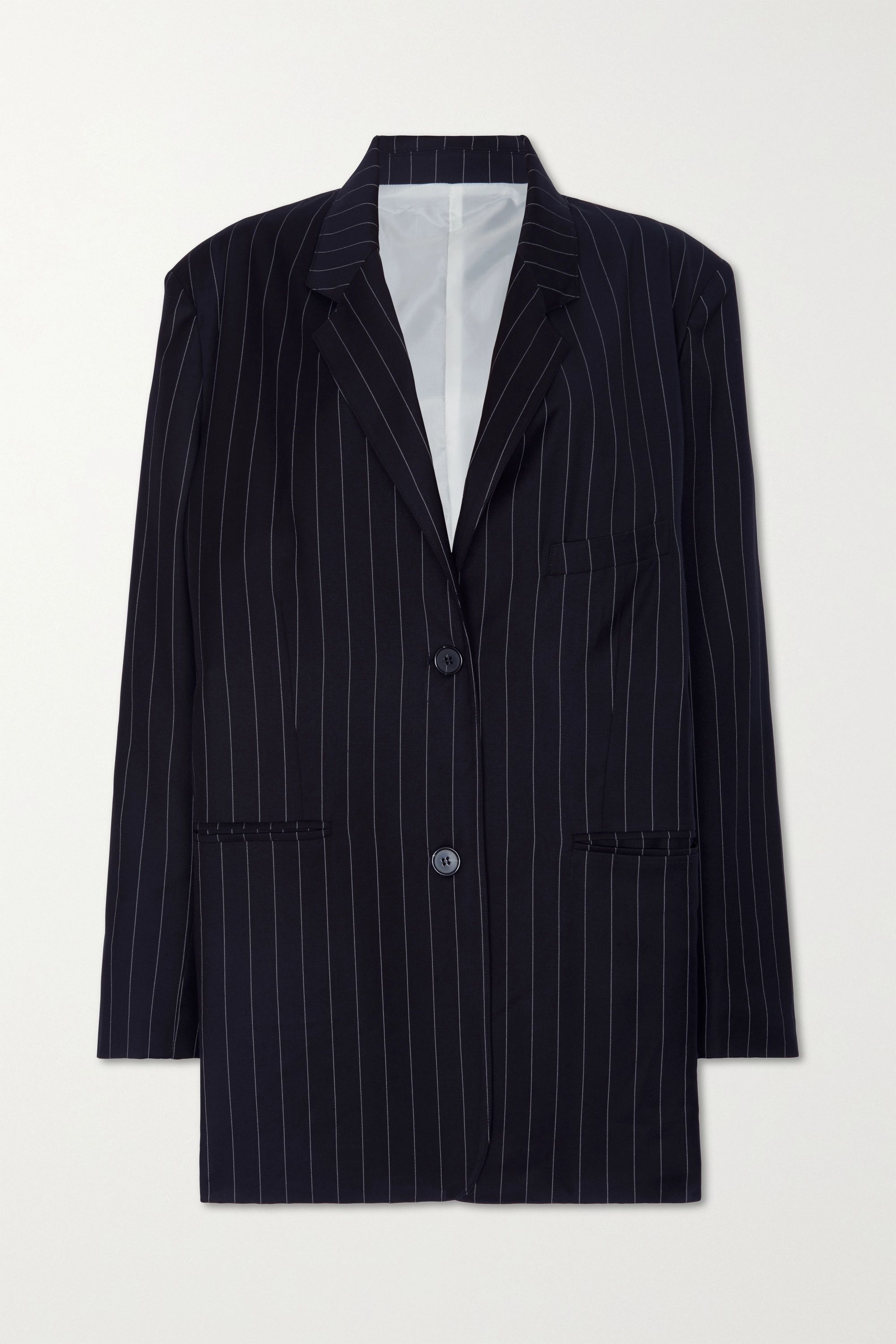 Frankie Shop + Pernille Oversized Striped Woven Blazer