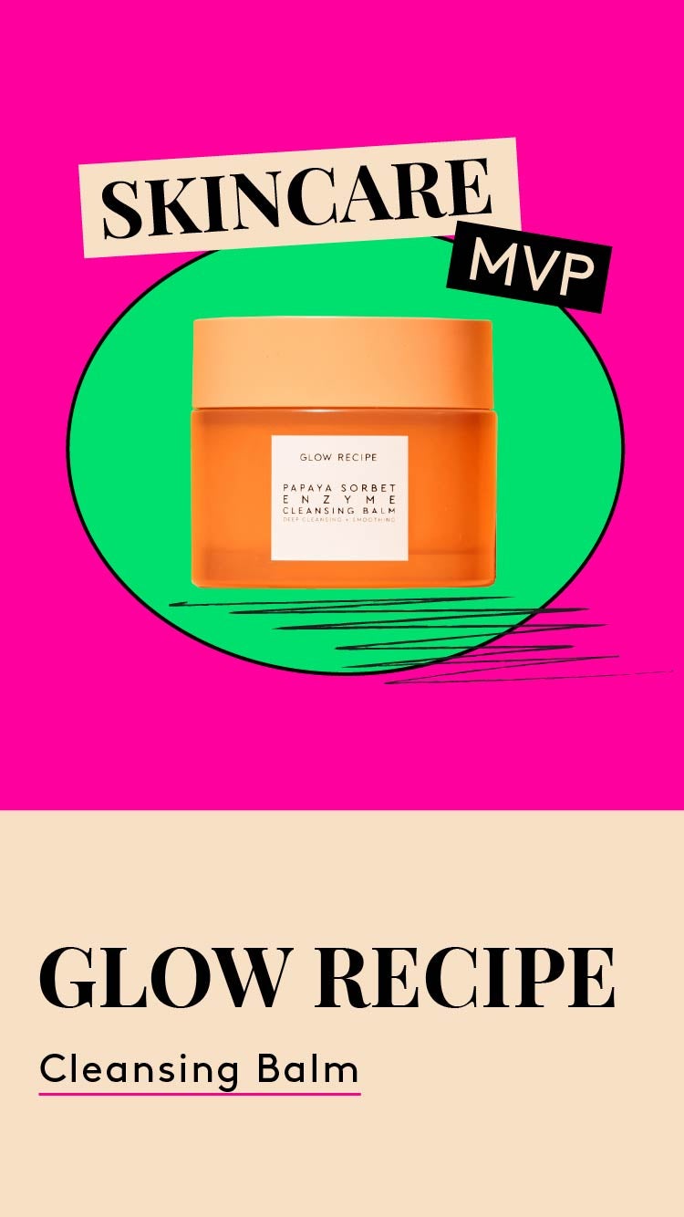 Skincare Balm MVP. Photo of Glow Recipe Papaya Sorbet Enzyme Cleansing Balm.