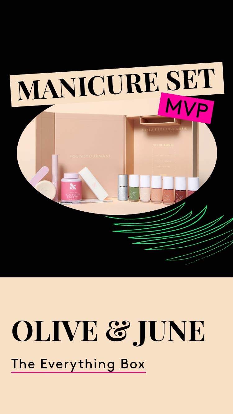 Manicure Set MVP. This is a photo of Olive and June The Everything Box.