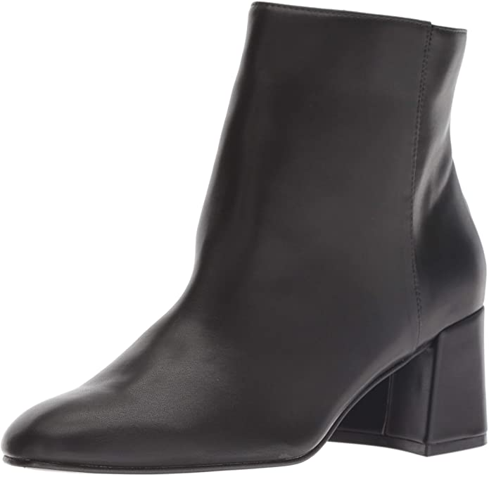 steve madden julianna pointed toe embossed block heel boot