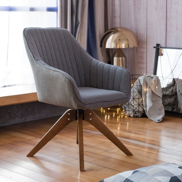 target esters wood arm chair