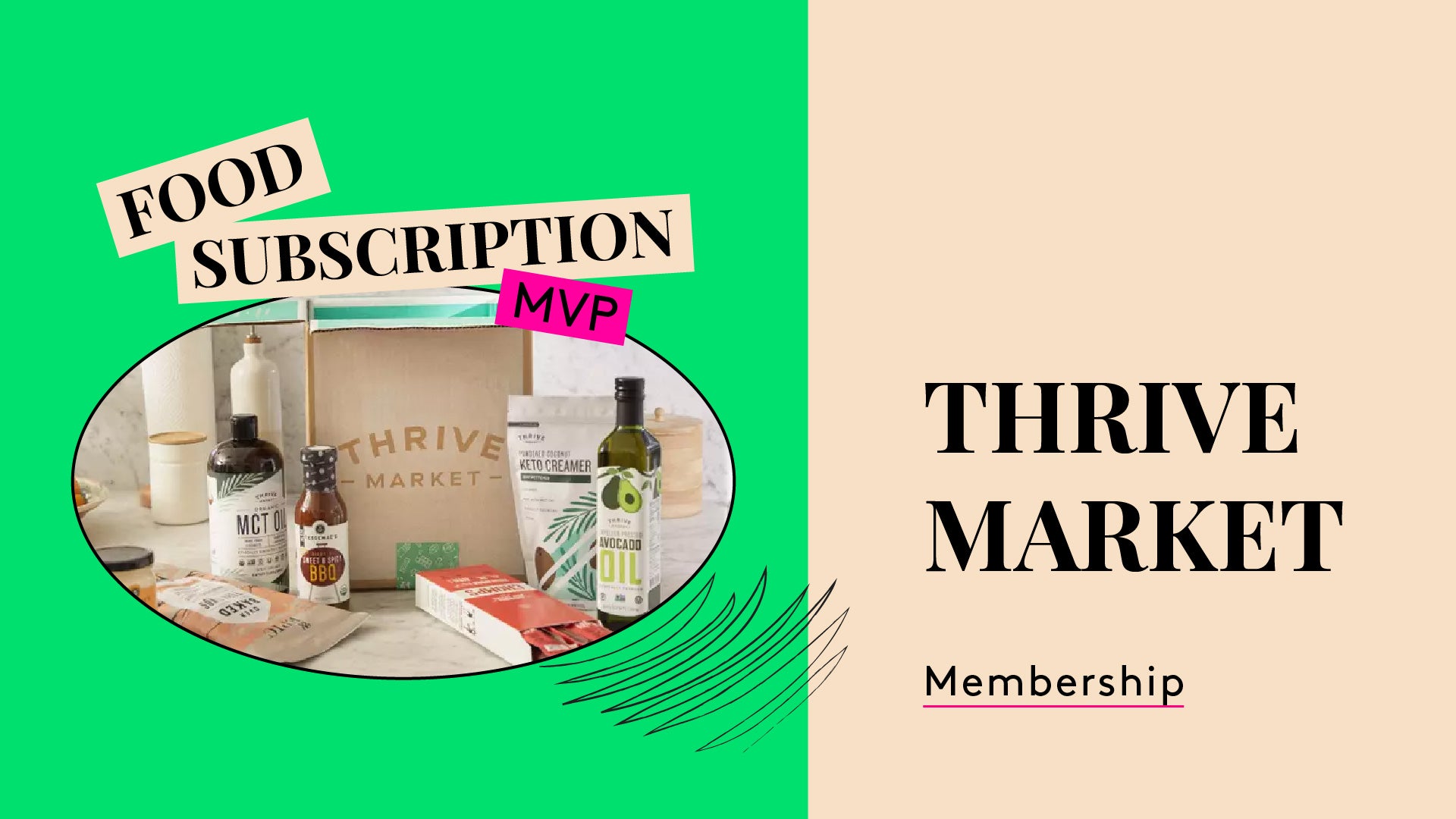 Thrive Market Food Subecription. This is a photo of a membership bundle.