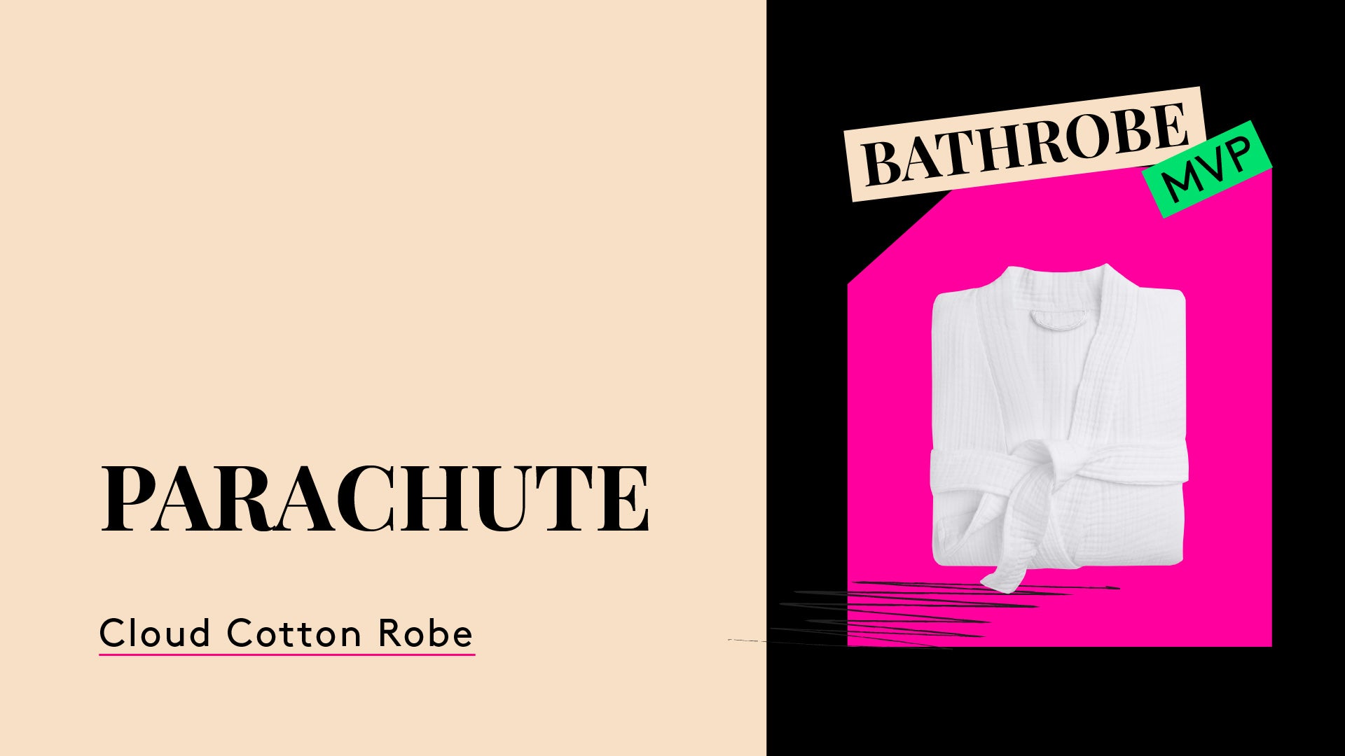 Bathrobe MVP. This is a photo of the Parachute Cloud Cotton Waffle Robe.